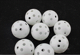 Farbiger Golfball mit 42mm Durchmesser