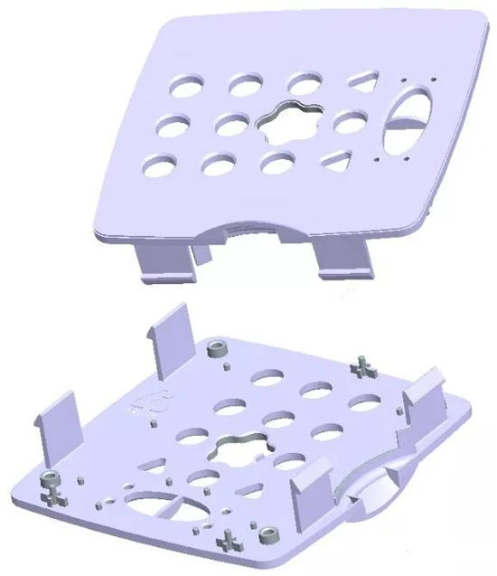Multi-function diagnostic instrument panel injection mold